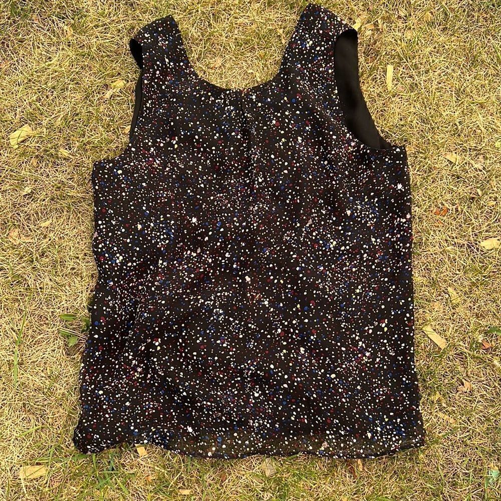 Black Confetti Medium Willow and Thread Tank Top